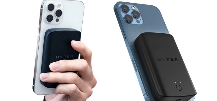 HYPER、Magsafe対応のiPhone12に磁力で付着し急速充電する 「HyperJuice マグネット式ワイヤレスモバイルバッテリー」販売開始