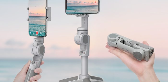 SNOPPA 世界初、自動開閉機能搭載の3軸スマホジンバル 「SNOPPA ATOM2」GREEN FUNDINGにて先行販売開始