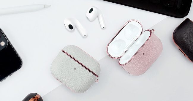 GAZE、本格レザーと曲線クロームラインが織りなすハイクラスなAirPods3向けケース発売
