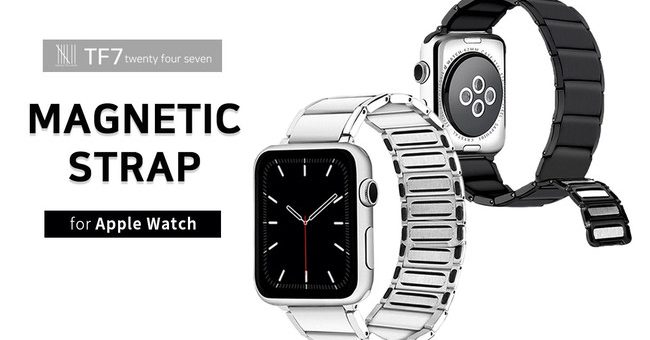 Apple Watch ７に対応、高級時計のようになめらかで美しいTF7「MAGNETIC STRAP」発売