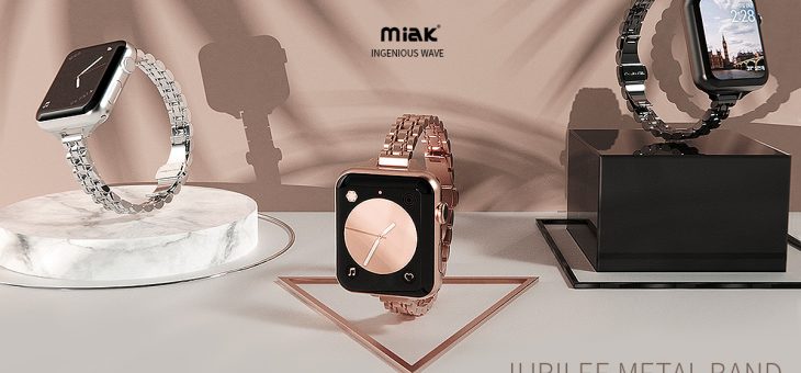 miak、ジュエリーのようにエレガントなApple Watchバンド発売