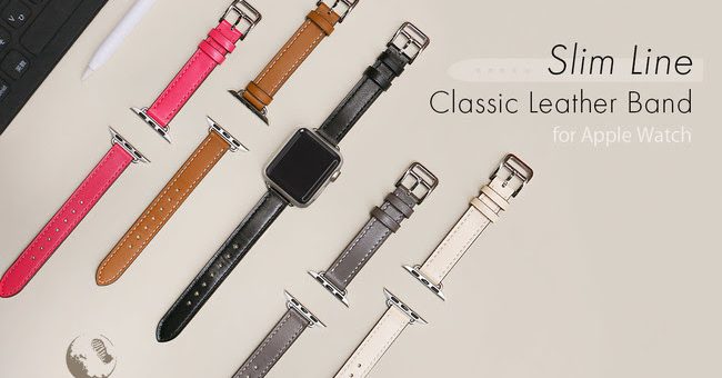 WEARPLANET、細身のシルエットが上品なApple Watchバンド「SLIM LINE」発売　