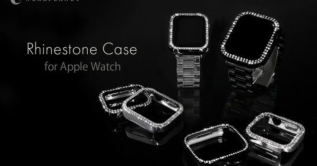 WEARPLANET、Apple Watchがキラキラ煌めくラインストーンカバー発売　