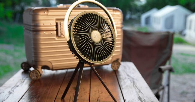 BLUEFEEL、虫が嫌がる音を発生＆最大42時間連続動作のキャンピングファン「KRUCA」