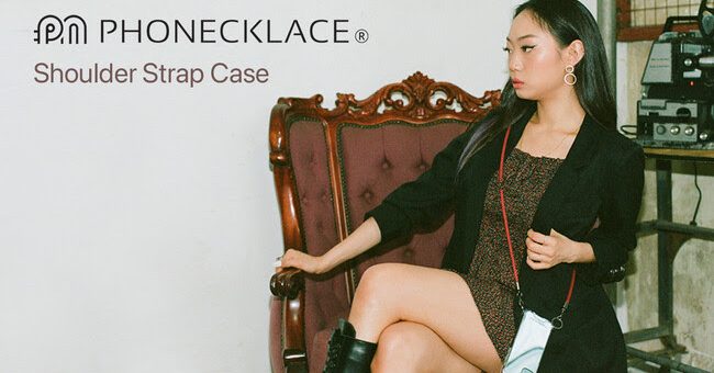 PHONECKLACE、iPhone14シリーズ対応ショルダーストラップ付ケース発売