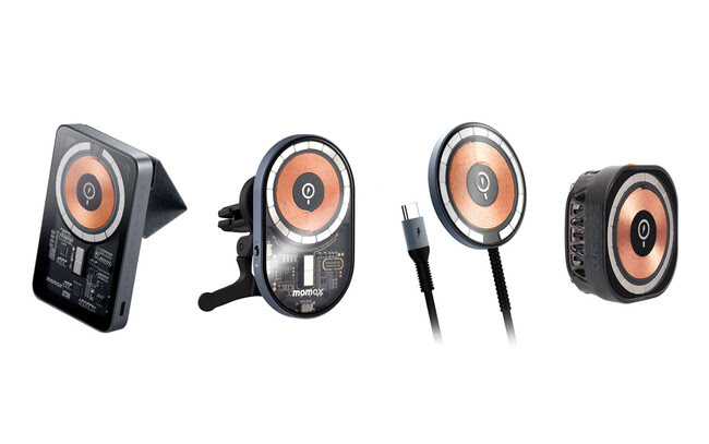 MOMAX、MagSafe吸着のスケルトンな充電シリーズ「Q.Mag」発売 - （株