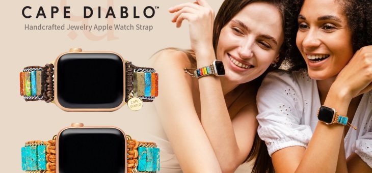 CAPE DIABLO、アクセサリー感覚で身に着ける、天然石のApple Watchバンド発売