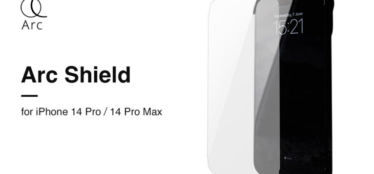 Arc Pulseケースのために開発した特別設計の強化ガラスフィルム「Arc Shield」発売