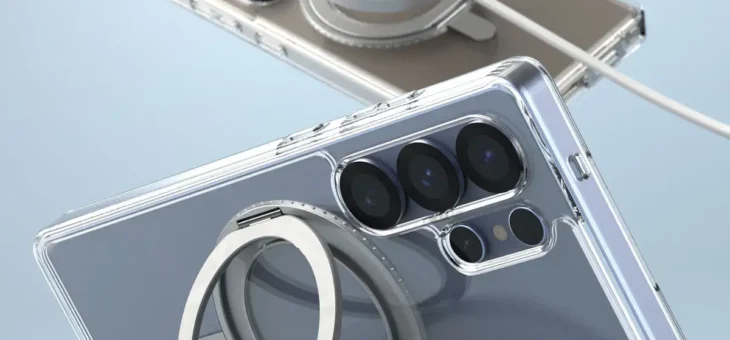 araree、Qi2・MagSafe対応の リングスタンド付き Samsung Galaxy S25 Ultra ケース「DUPLE M STAND」発売