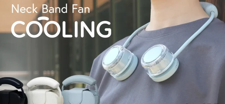 W冷却で即クールダウン! 「OURS7 ネックバンドファン COOLING」Makuake開始