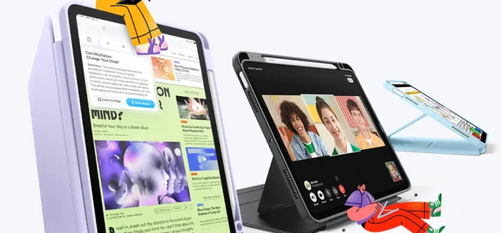 ESR、膝上でも安定感抜群！マグネット式スタンド付きiPad Air M3 / iPad A16 対応ケース発売