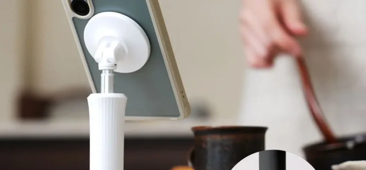 araree、どこでも固定、サッと撮影! MagSafe対応多機能マウント「Magfie Pod Lite」発売