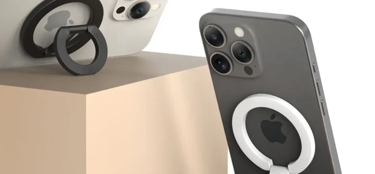 araree、グリップ・スタンド・マウントの3WAY仕様、MagSafe対応 スマホ用多機能リングスタンド「A-RING」発売