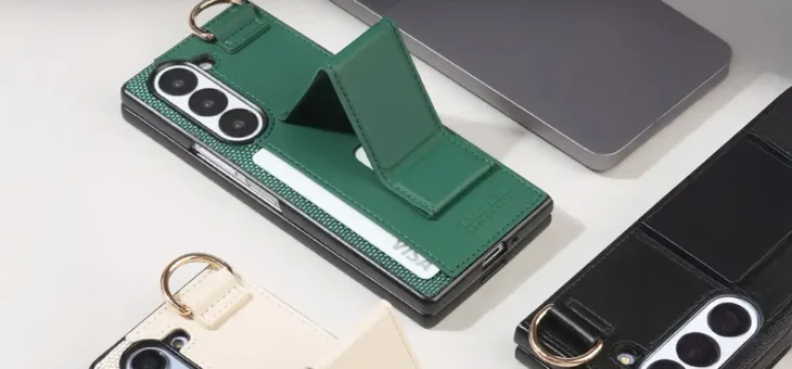 DESIGN SKIN、これ1つで完結！Galaxy Z Fold7用 3Way グリップスタンドケース発売