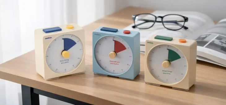 Nelna、時間を見える化。集中をサポートするタイマー『Focus-On Timer』新色発売