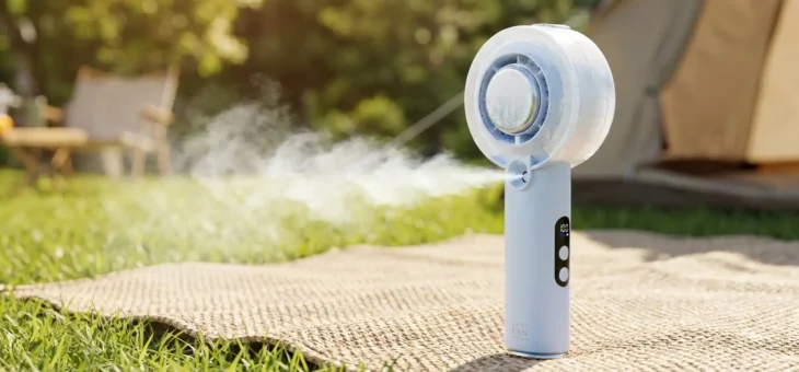 abbiFan、冷却・ミスト・強風の3WAY瞬冷を実現したハンディファン『ICEMIST』 Makuake先行販売開始