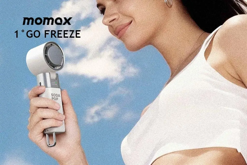Momax、冷却プレート搭載、折りたたみ式冷却ファン『1° Go Freeze』発売