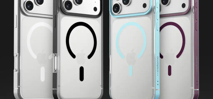 motomo、透明ボディにアルミニウム合金バンパーを融合、iPhone 18 pro用「MagSafe対応 METAL CASE」発売