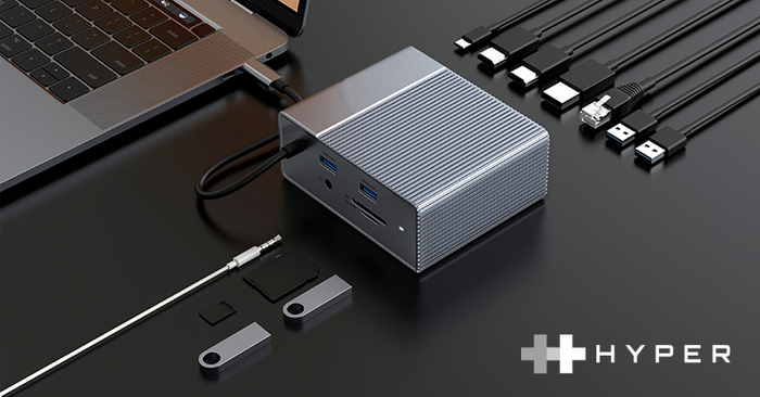 HyperDrive Gen2 USB-C HUB ドッキングステーション HyperDrive GEN2 12-in-1 Dock – Ultimate USB-C Power Hub