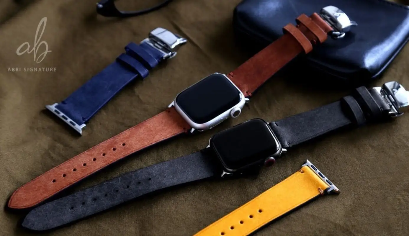 ABBI SIGNATURE、伊老舗レザー×日本職人技「MARGOT Apple Watch用バンド」発売
