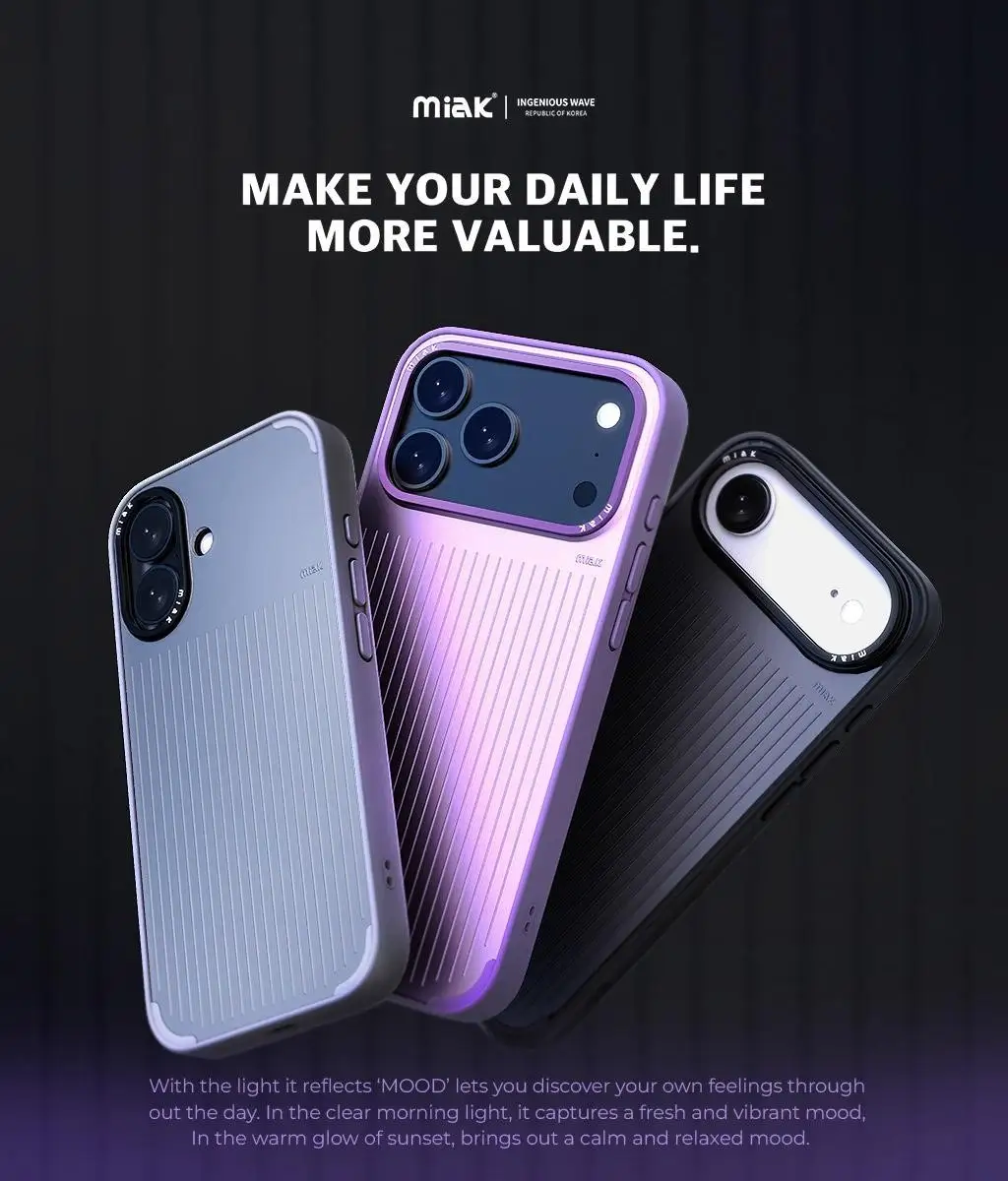 miak、MagSafe対応iPhone 17シリーズ用デザインケース発売